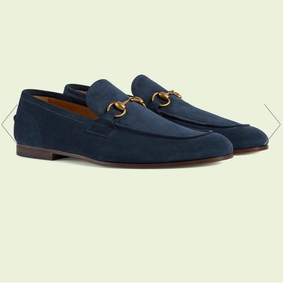 Gucci Loafers in Blue Suede Men’s - Picture 2 of 4